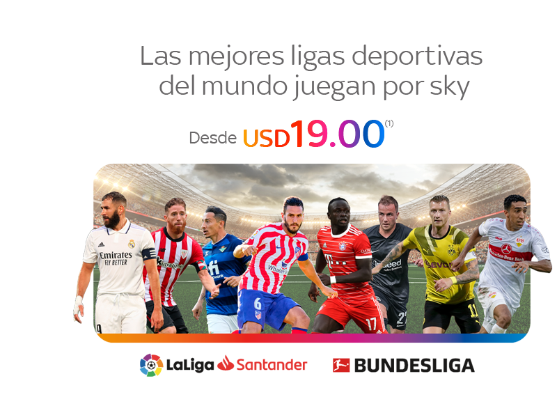 LAS MEJORES LIGAS DE FUTBOL DEL MUNDO JUEGAN POR SKY